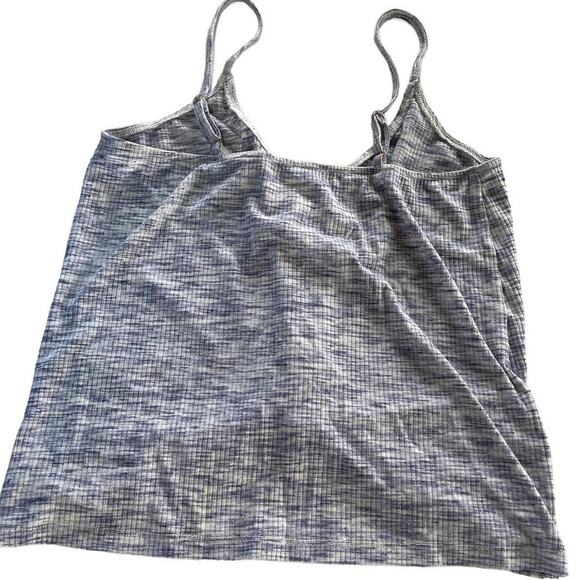 Heartloom Revolve Tank Top Womens X Small Blue White Heathered Twist Center - Picture 2 of 5